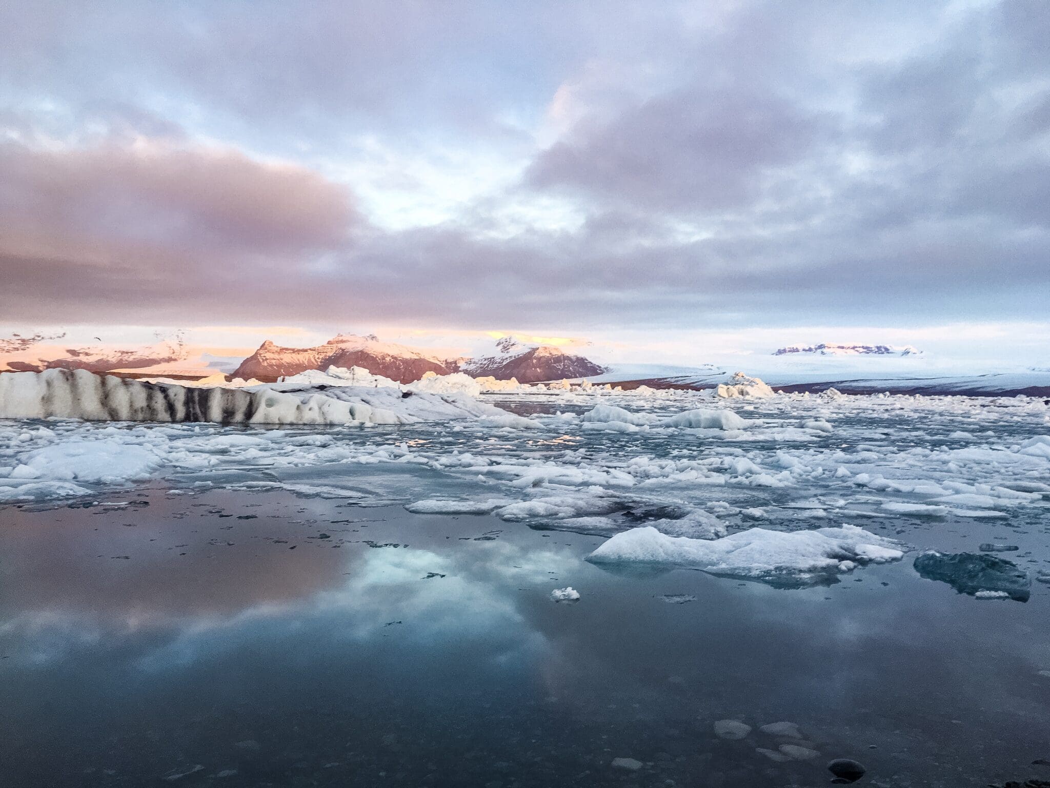 diamond beach sunrise