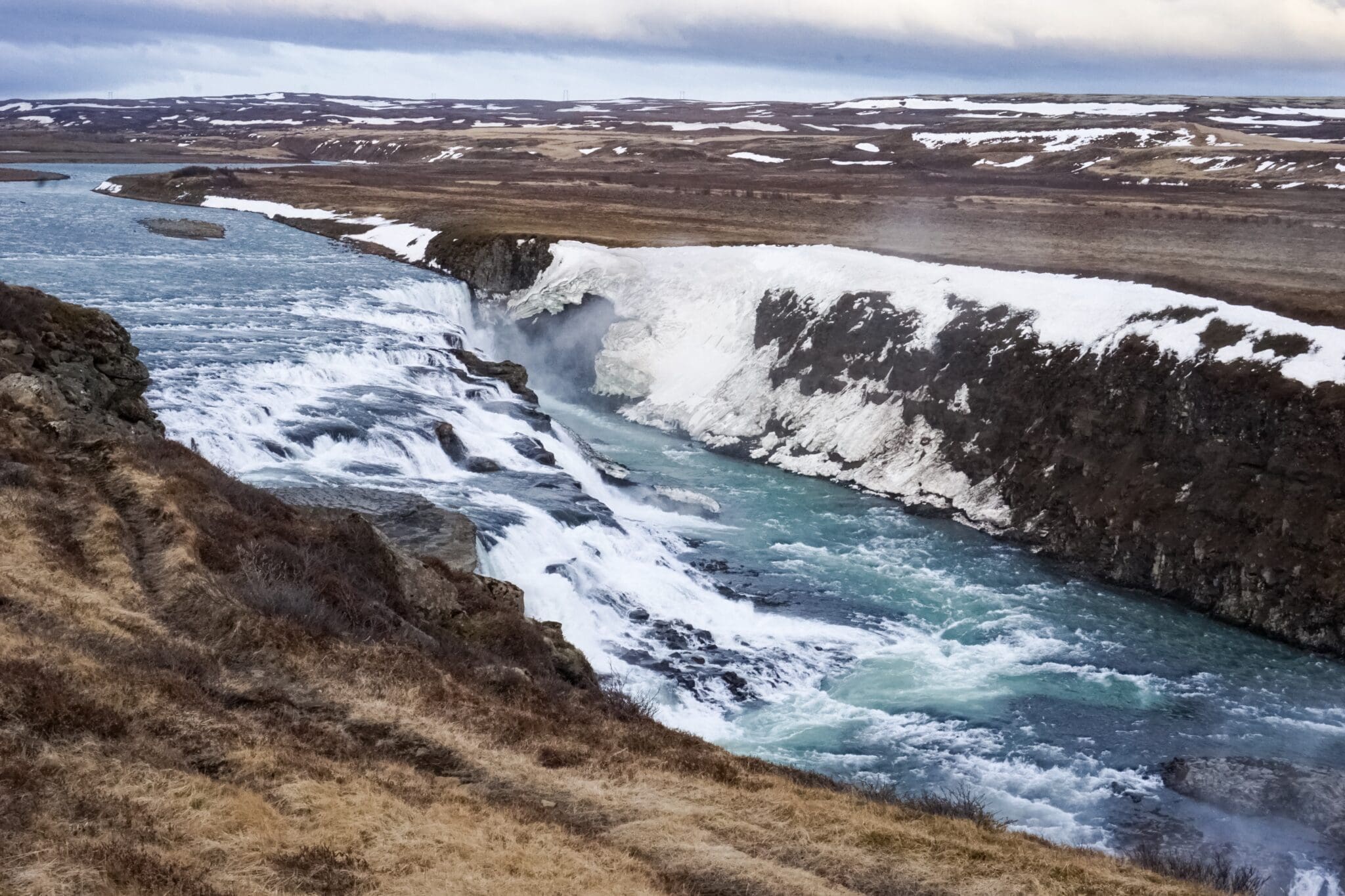 gullfoss golden circle waterfall