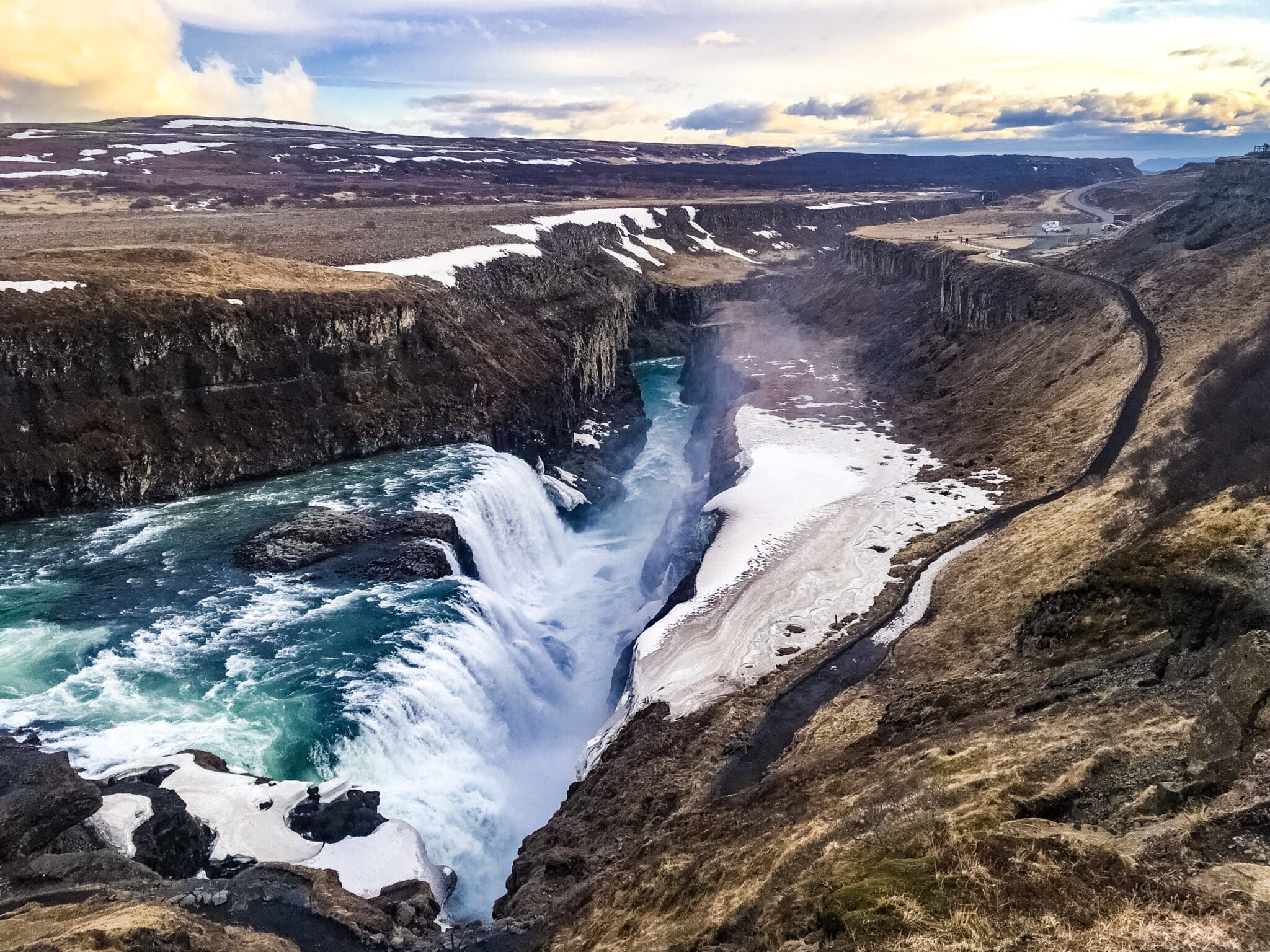 gullfoss golden circle waterfall