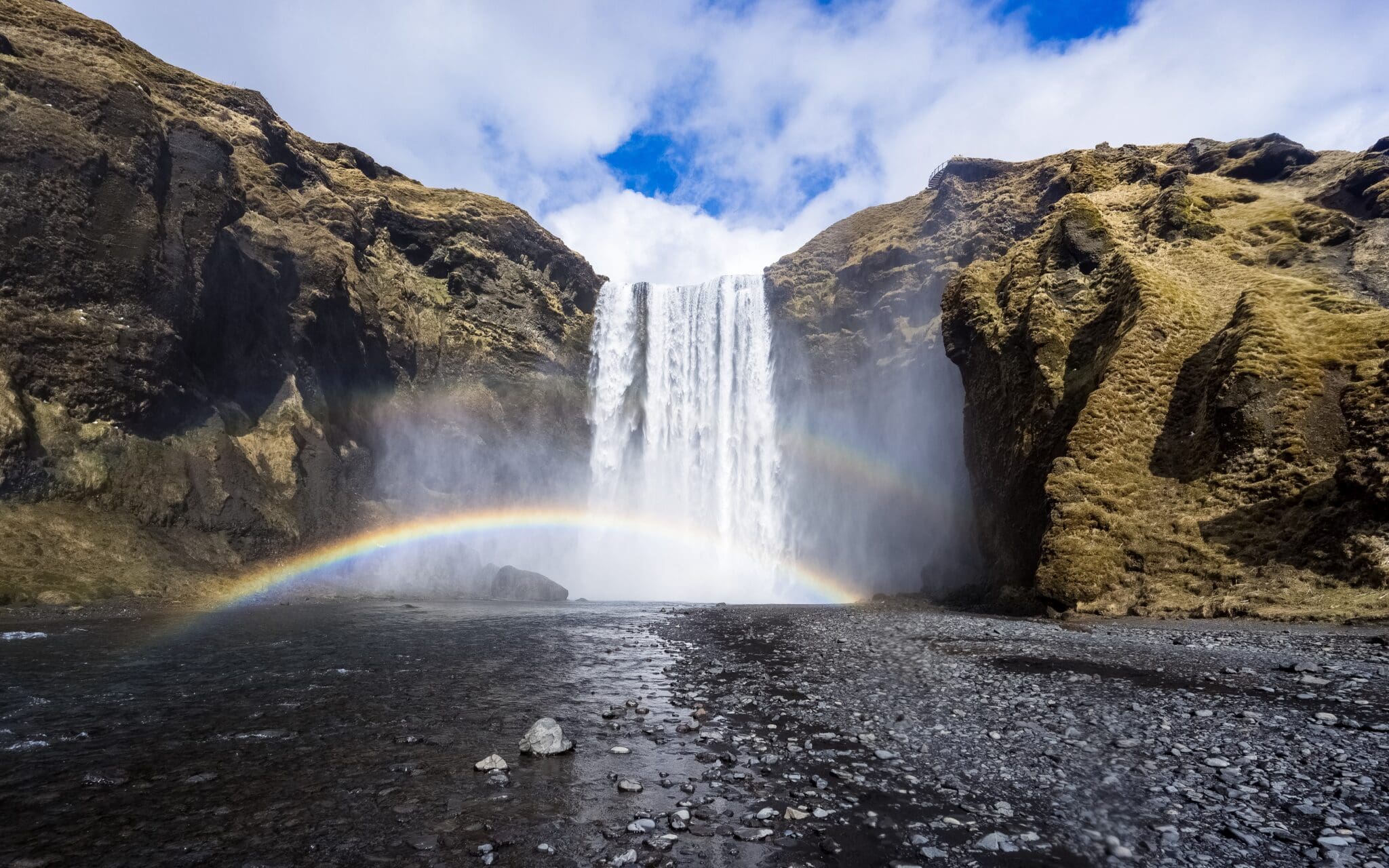 skogafoss iceland waterfall