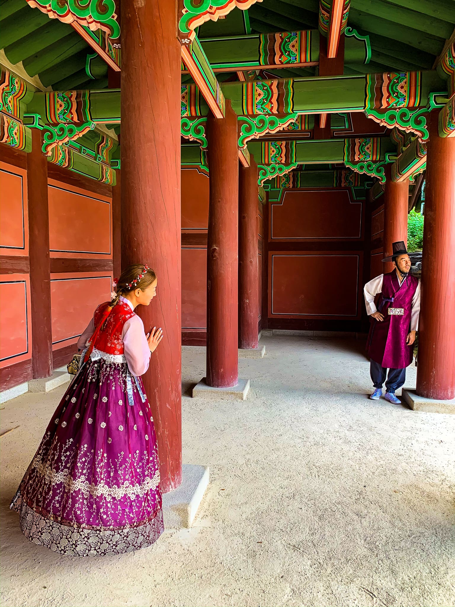 hanbok rental seoul couple 2