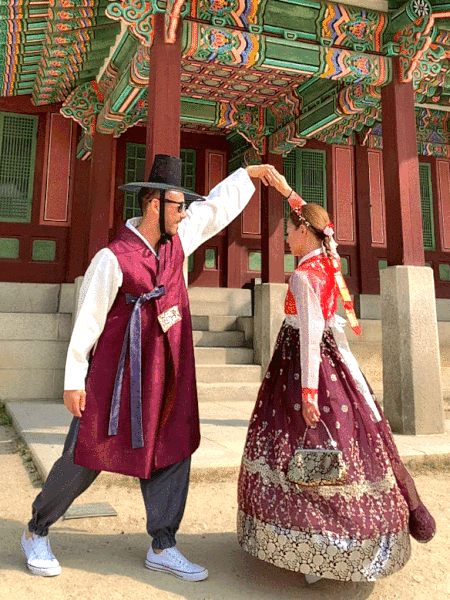 kdrama korean couple in hanbok