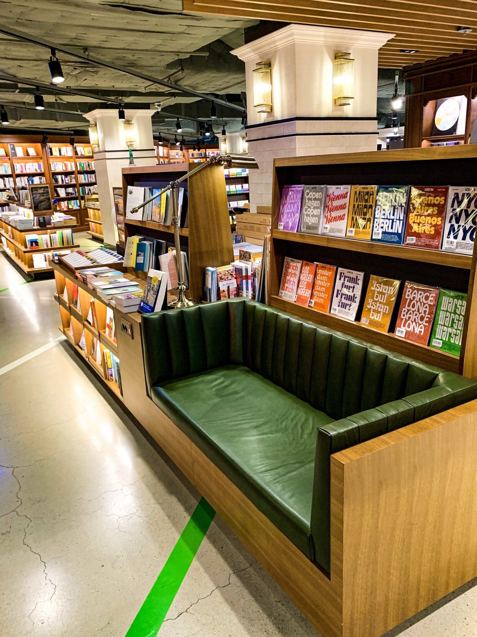 seats at korean bookstore