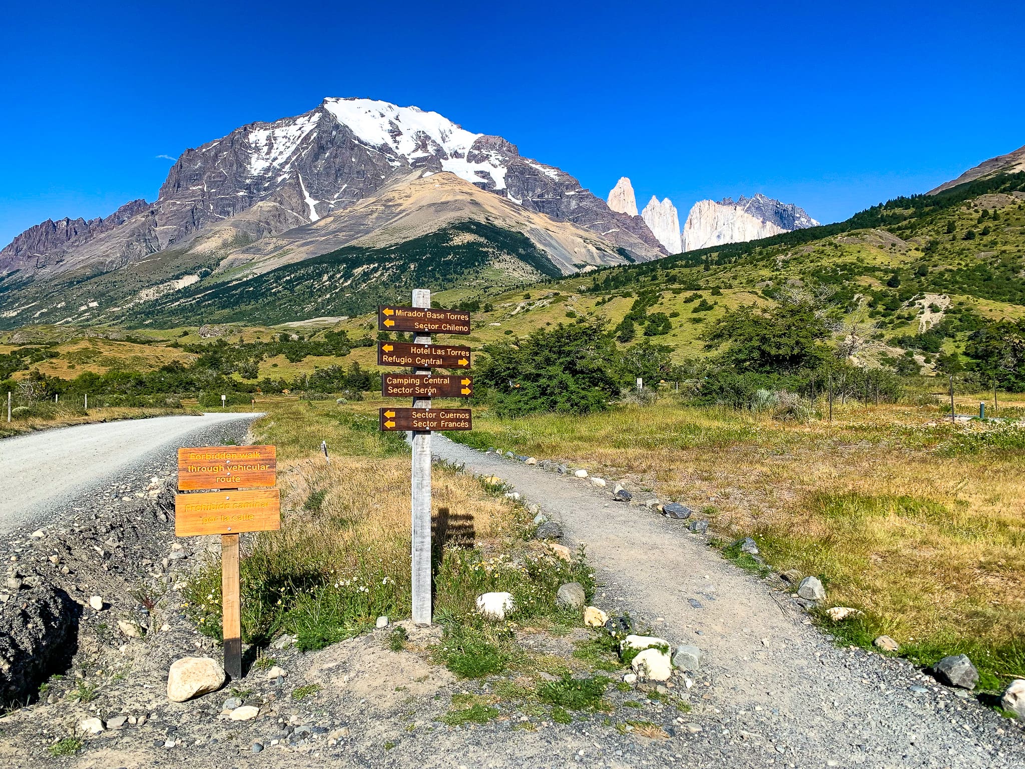 mirador las torres del paine national park trailhead