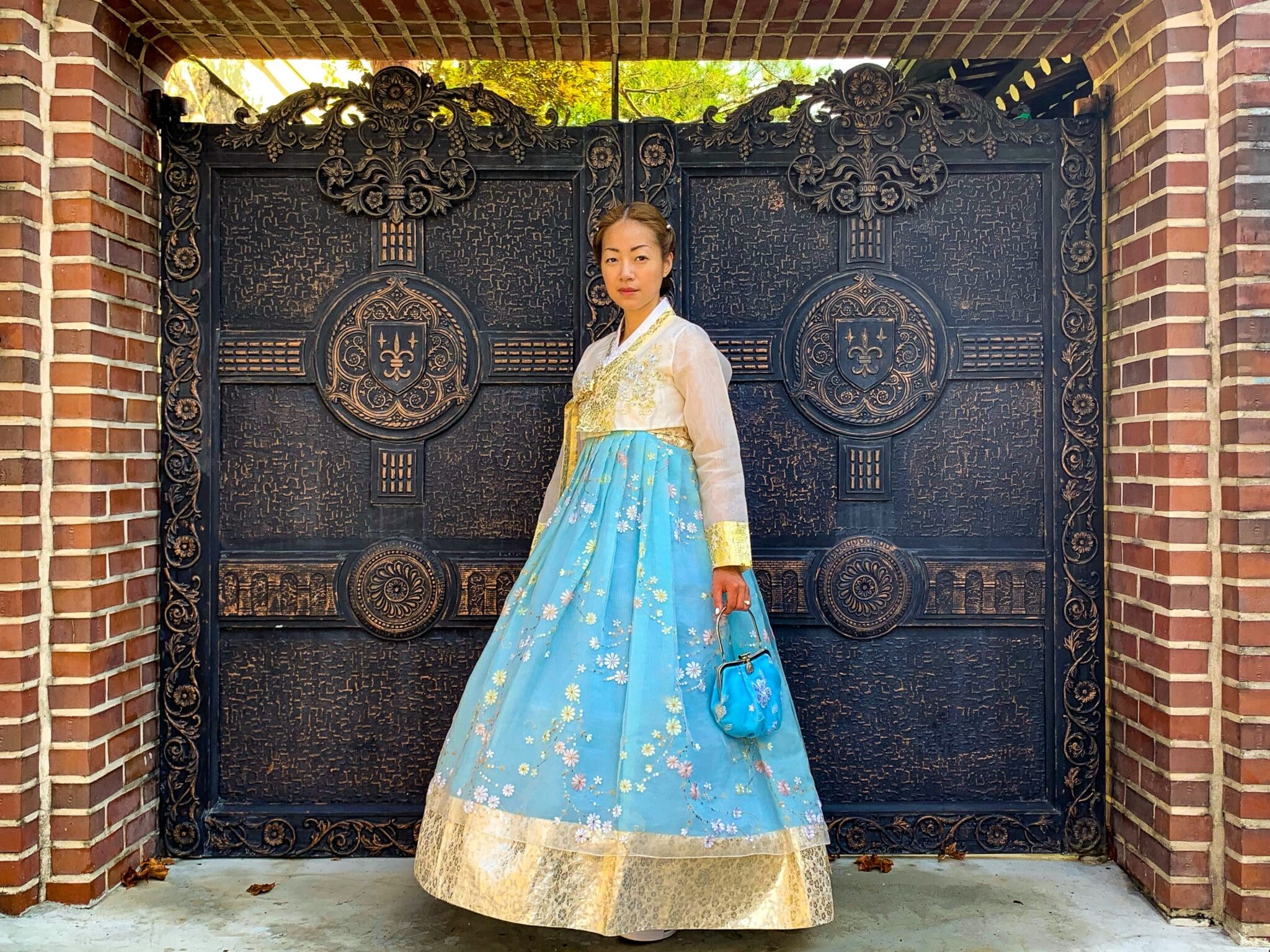 traditional Korean house door