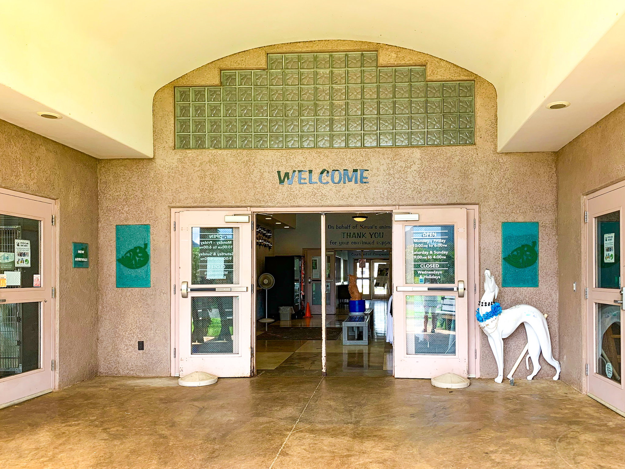 kauai humane society entrance