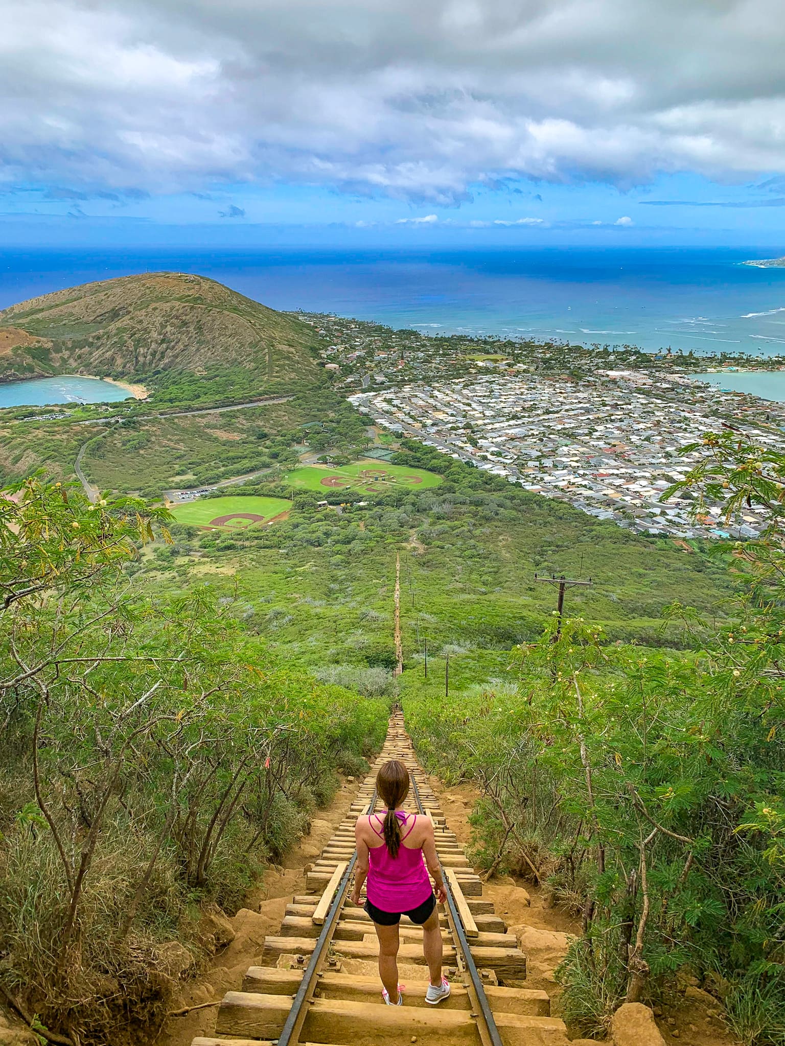 oahu hikes koko head crater trail railway