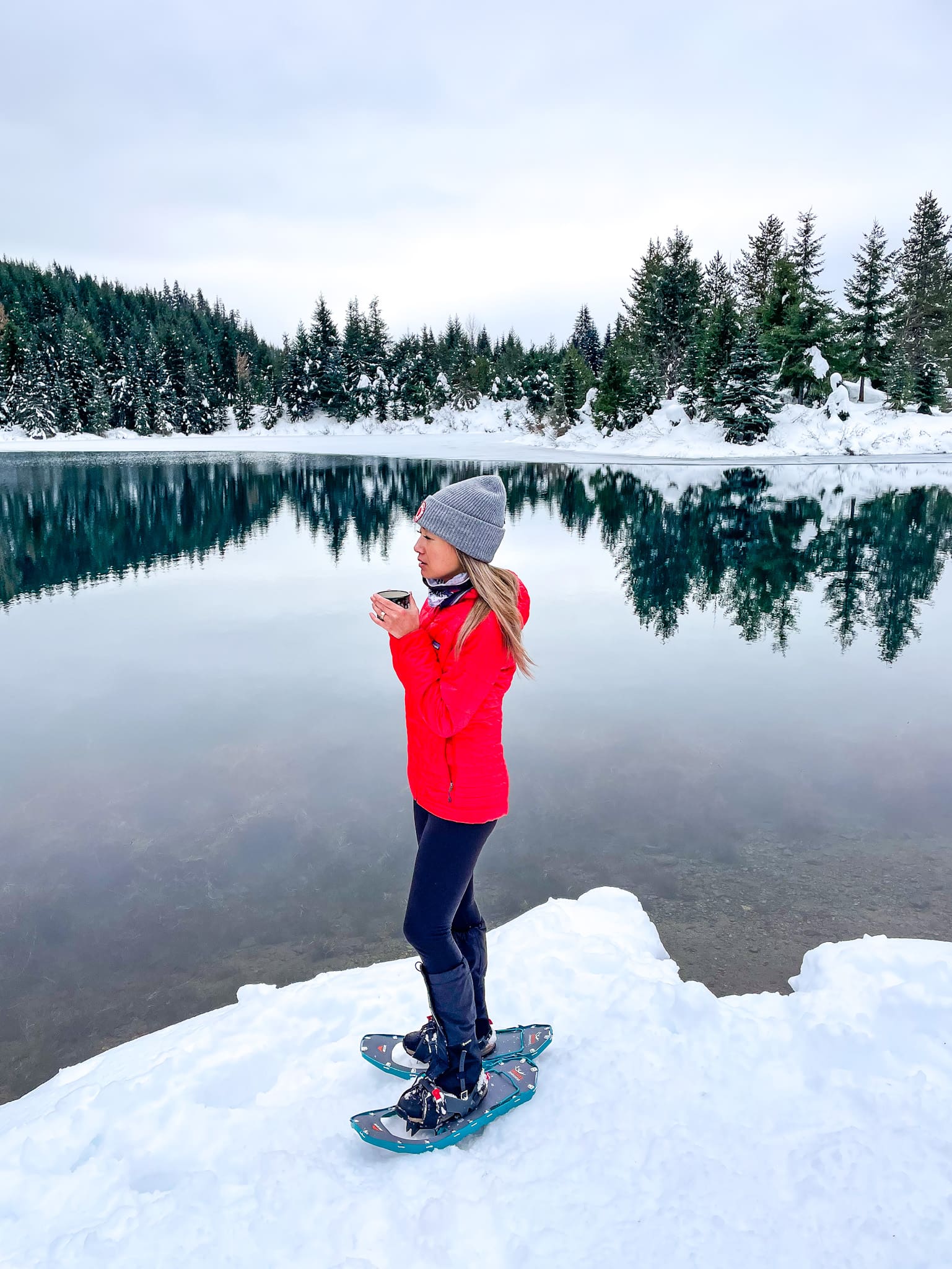 pacific northwest winter trail coffee