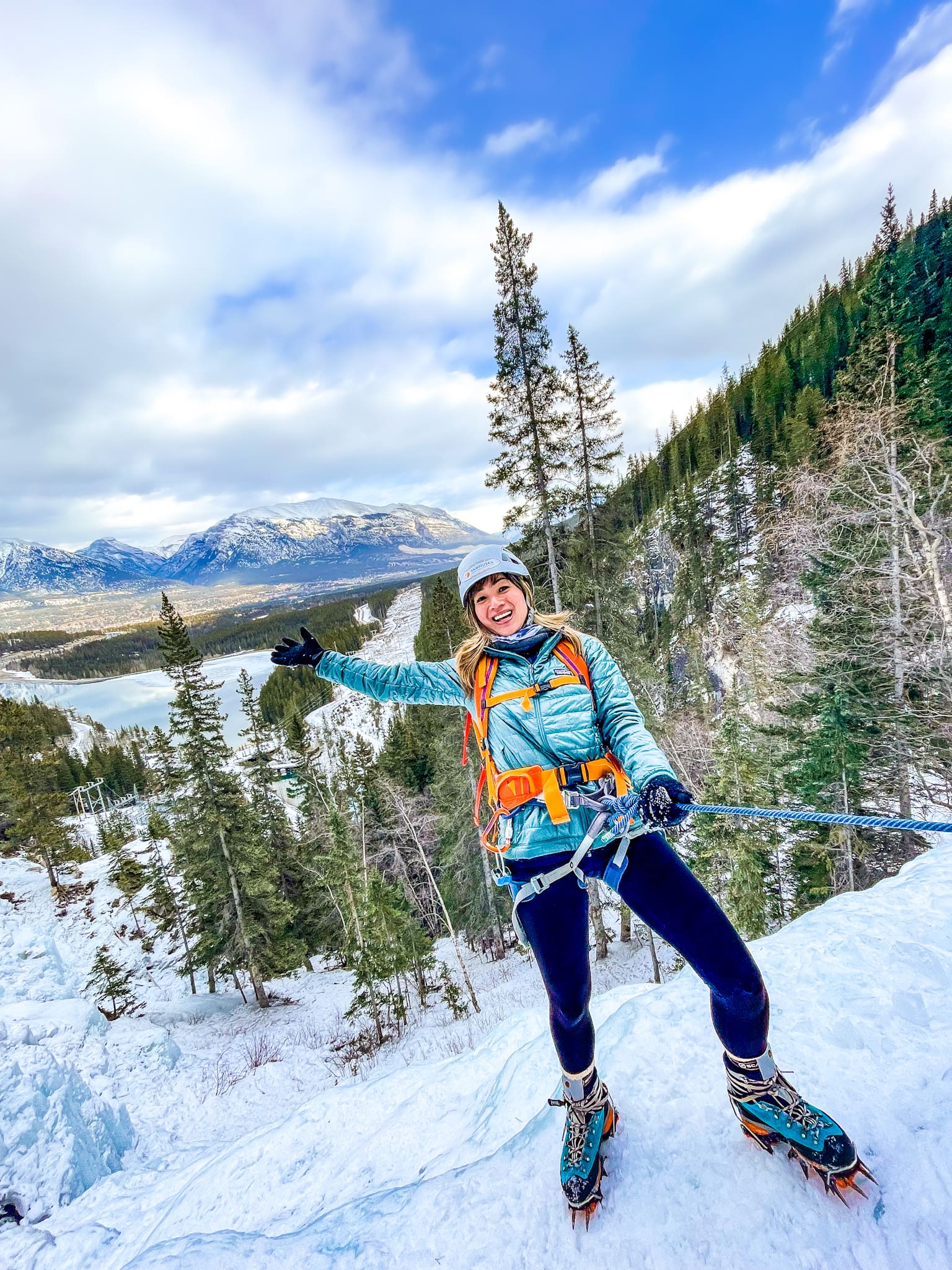 ice climbing with yamnuska mountain adventures